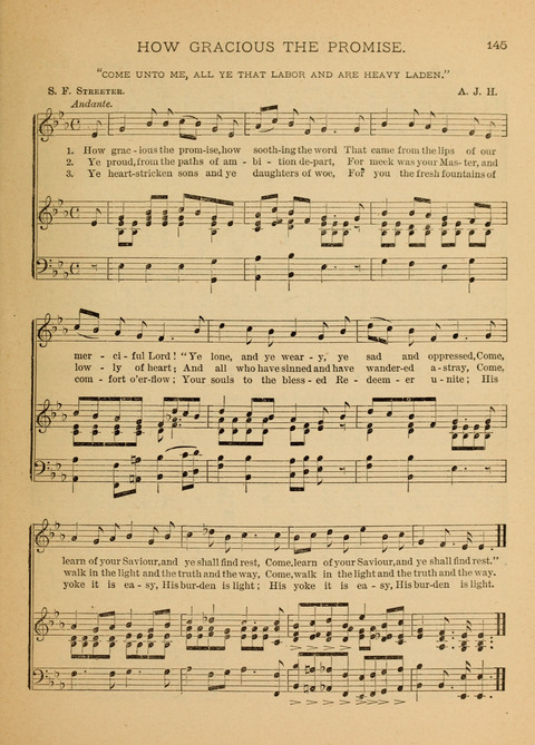 Songs of Faith, Hope, and Love: for Sunday Schools and devotional meetings page 145