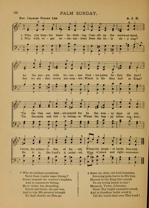 Songs of Faith, Hope, and Love: for Sunday Schools and devotional meetings page 30