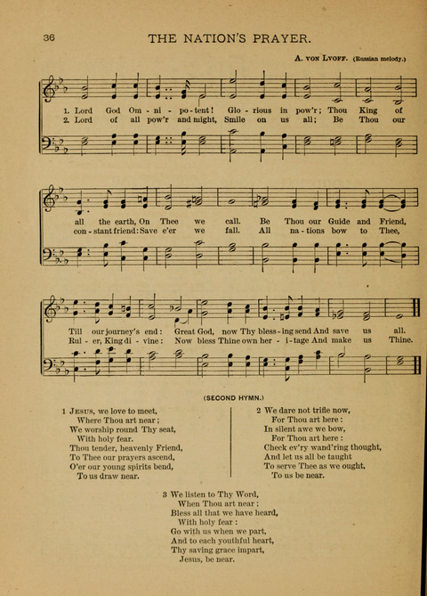 Songs of Faith, Hope, and Love: for Sunday Schools and devotional meetings page 36