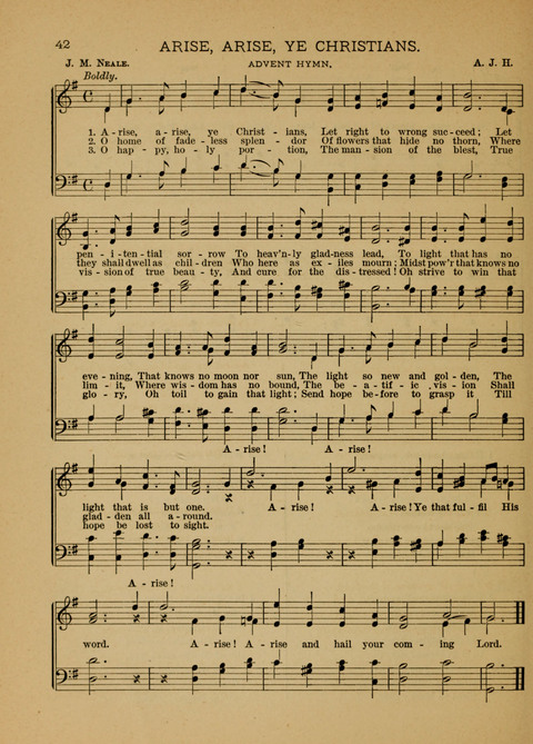 Songs of Faith, Hope, and Love: for Sunday Schools and devotional meetings page 42