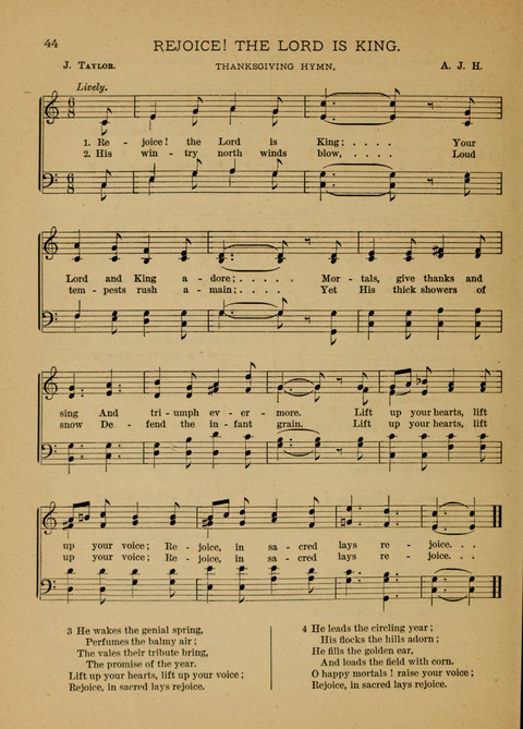 Songs of Faith, Hope, and Love: for Sunday Schools and devotional meetings page 44