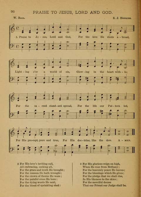 Songs of Faith, Hope, and Love: for Sunday Schools and devotional meetings page 96