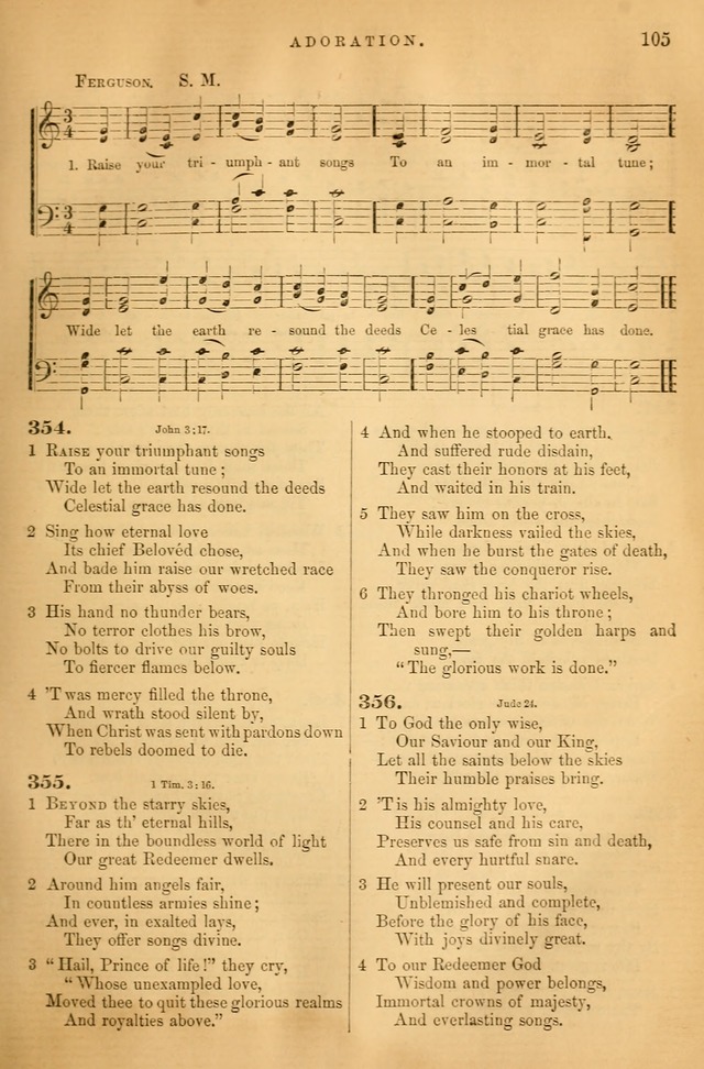 Songs for the Sanctuary: or hymns and tunes for Christian Worship page 106