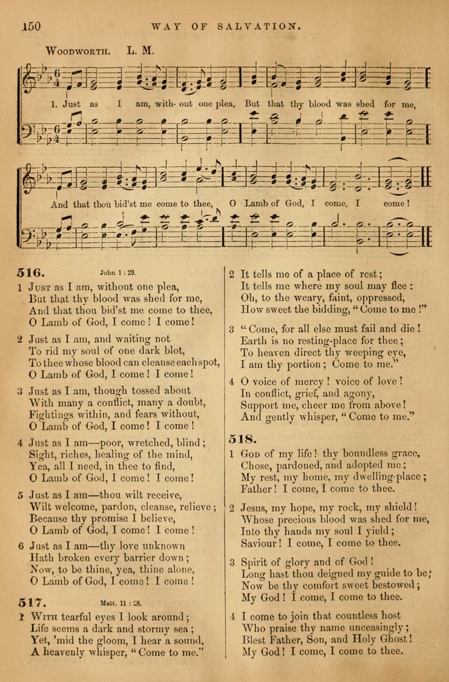 Songs for the Sanctuary: or hymns and tunes for Christian Worship page 151