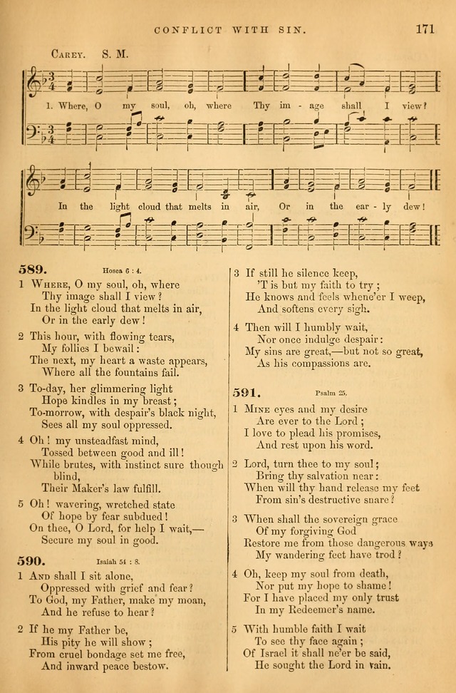 Songs for the Sanctuary: or hymns and tunes for Christian Worship page 172