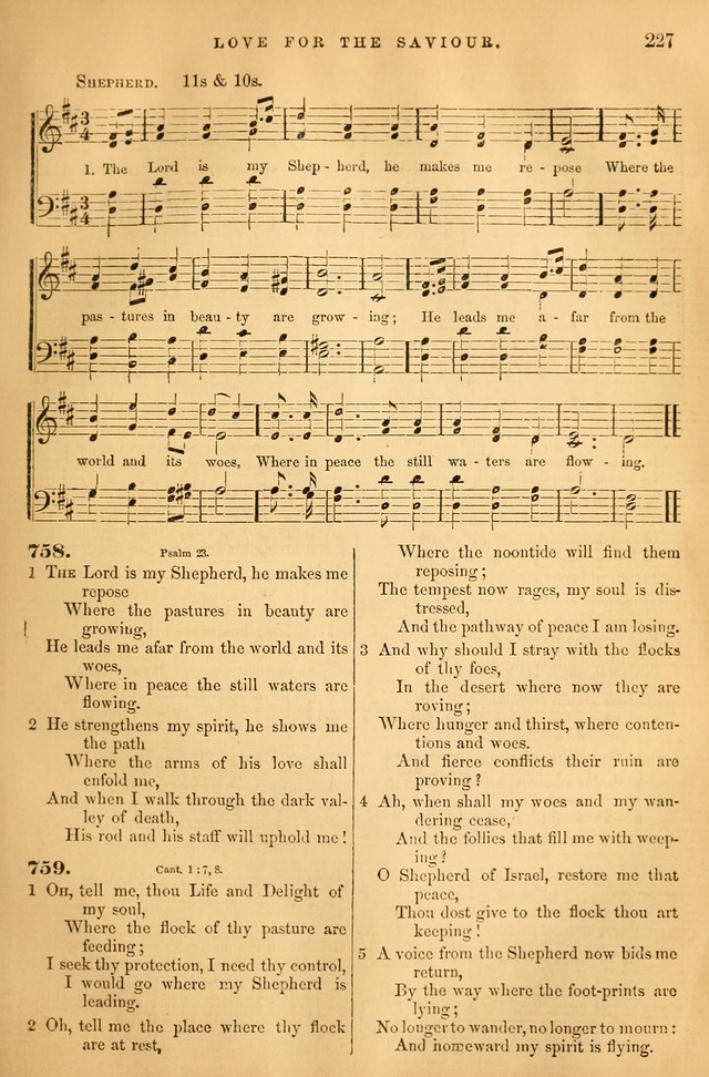 Songs for the Sanctuary: or hymns and tunes for Christian Worship page 228