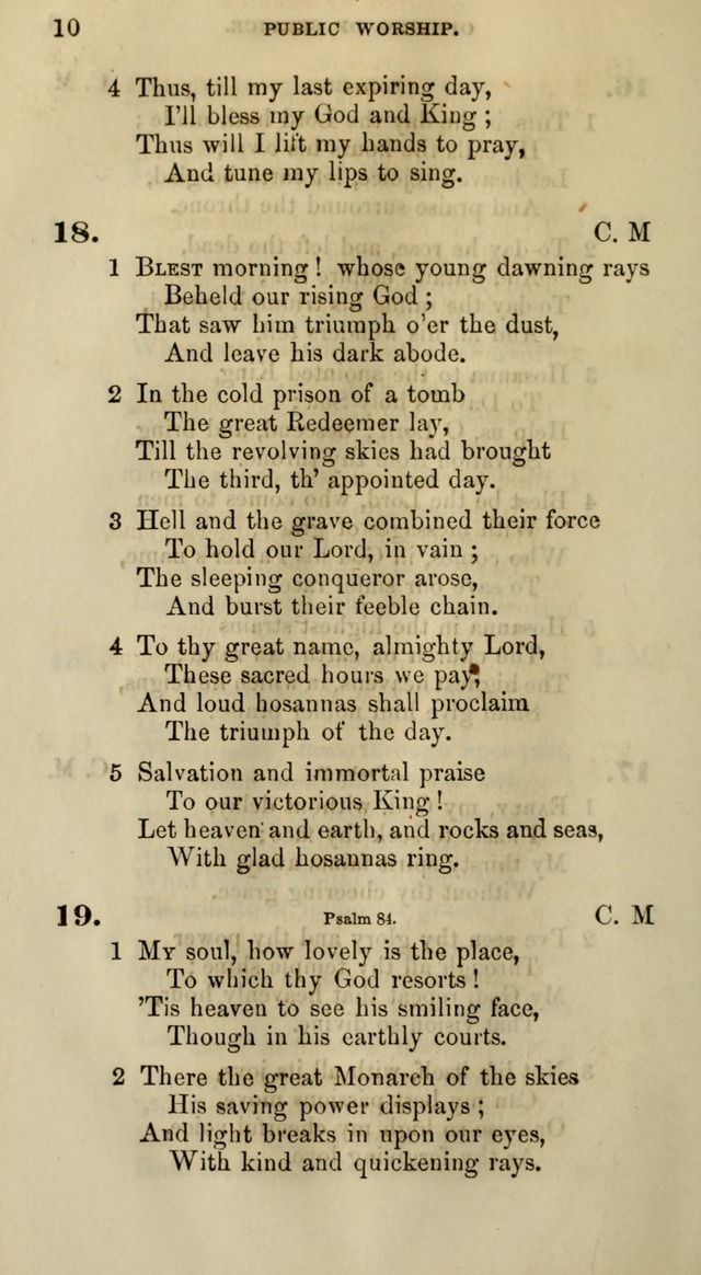 Songs for the Sanctuary; or, Psalms and Hymns for Christian Worship (Words only) page 10