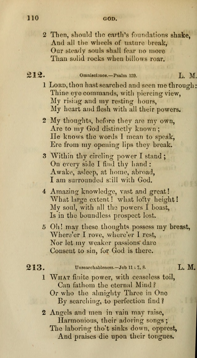 Songs for the Sanctuary; or, Psalms and Hymns for Christian Worship (Words only) page 110