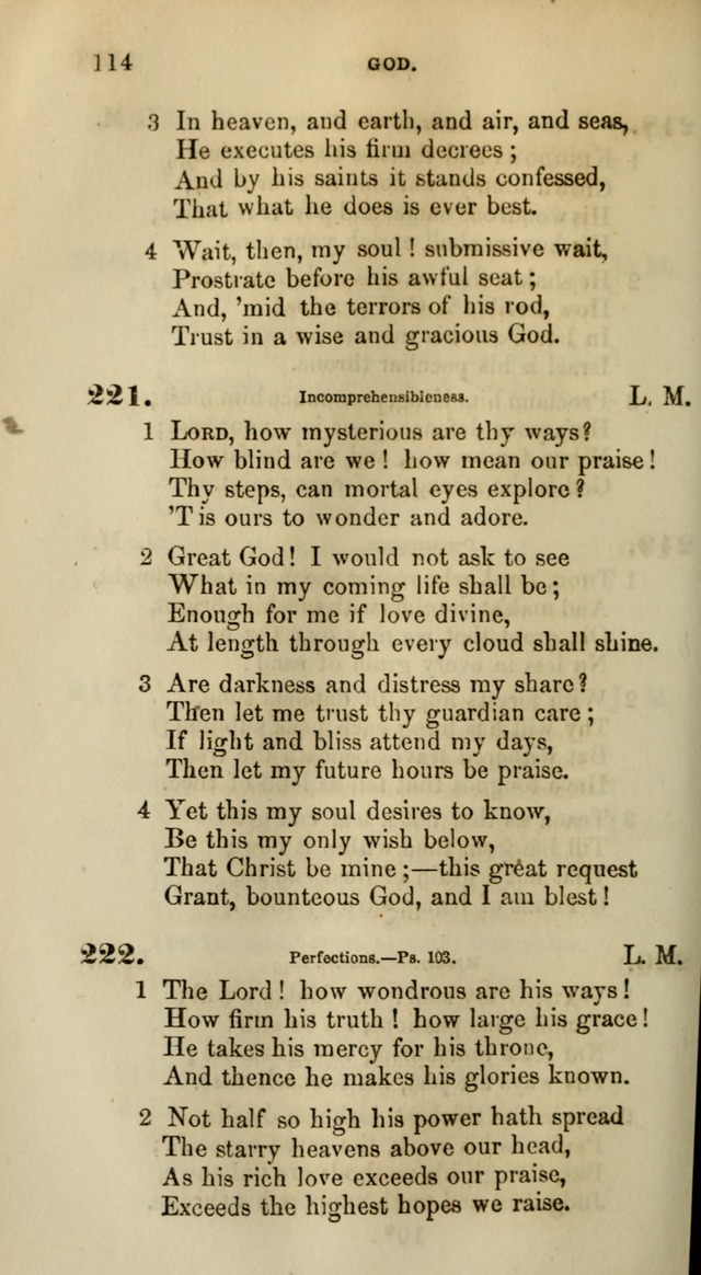 Songs for the Sanctuary; or, Psalms and Hymns for Christian Worship (Words only) page 114