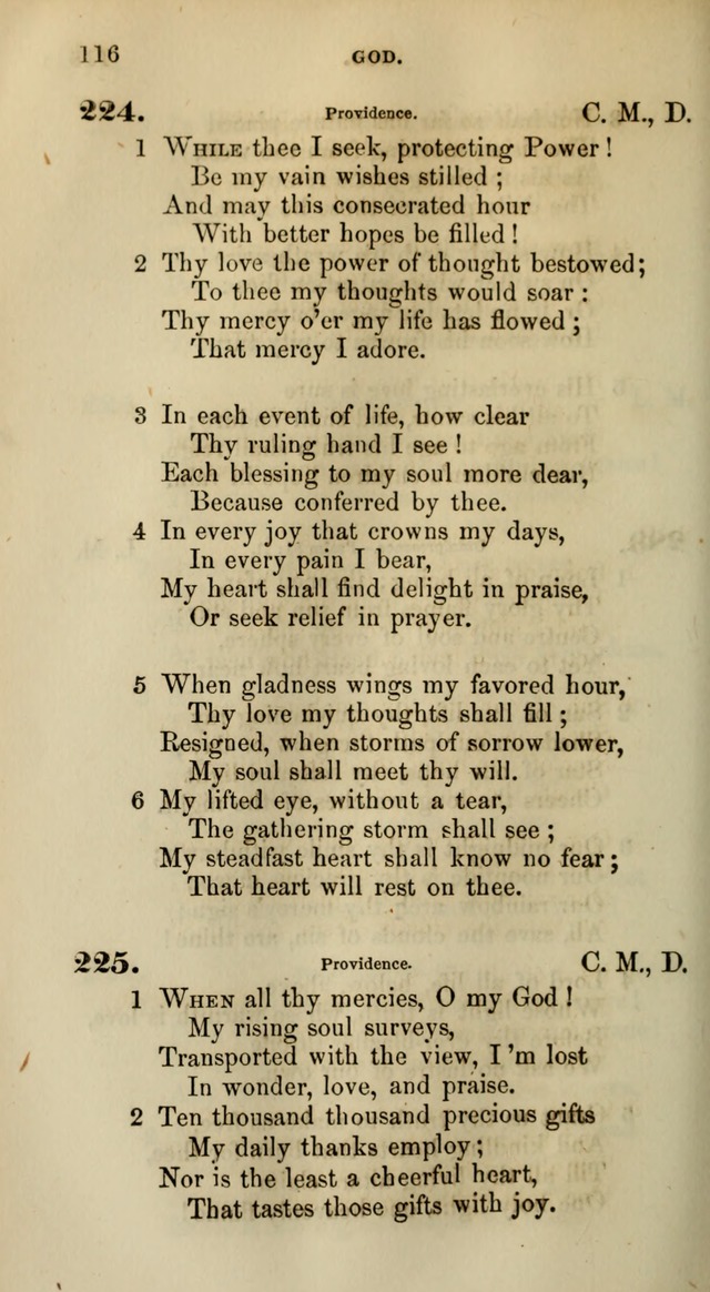 Songs for the Sanctuary; or, Psalms and Hymns for Christian Worship (Words only) page 116