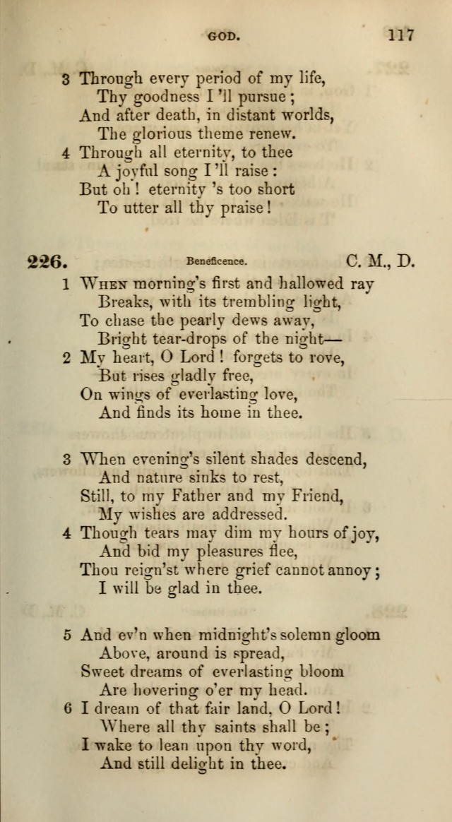 Songs for the Sanctuary; or, Psalms and Hymns for Christian Worship (Words only) page 117