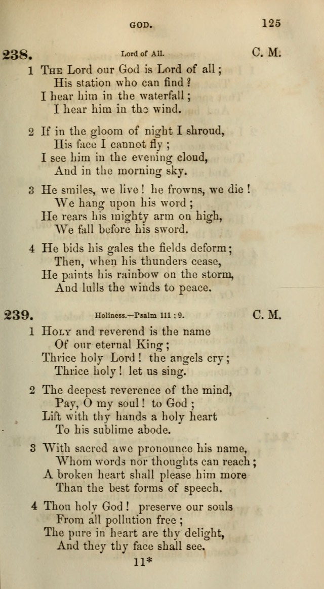 Songs for the Sanctuary; or, Psalms and Hymns for Christian Worship (Words only) page 125