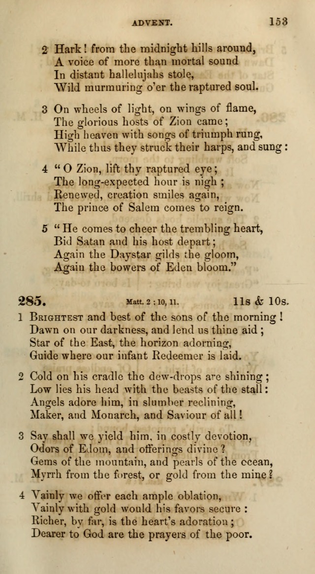 Songs for the Sanctuary; or, Psalms and Hymns for Christian Worship (Words only) page 153