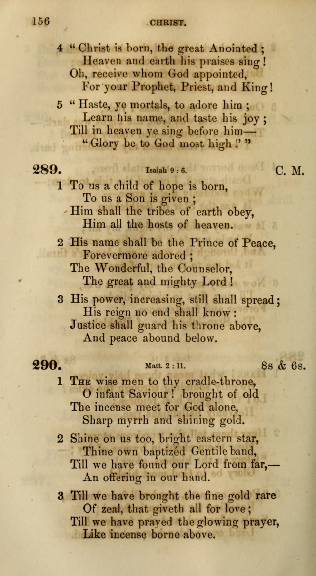 Songs for the Sanctuary; or, Psalms and Hymns for Christian Worship (Words only) page 156