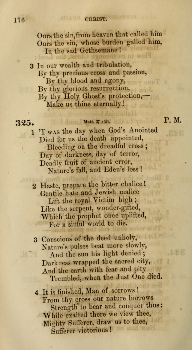 Songs for the Sanctuary; or, Psalms and Hymns for Christian Worship (Words only) page 176