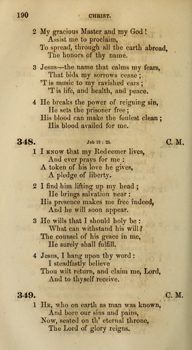 Songs for the Sanctuary; or, Psalms and Hymns for Christian Worship (Words only) page 190