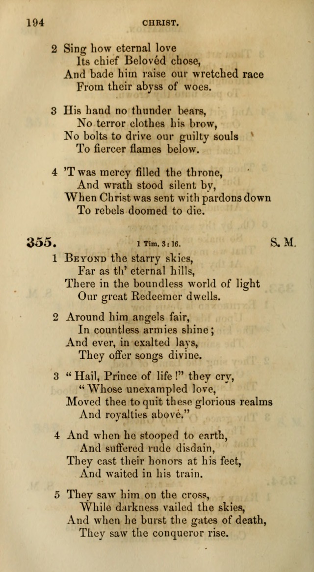 Songs for the Sanctuary; or, Psalms and Hymns for Christian Worship (Words only) page 194