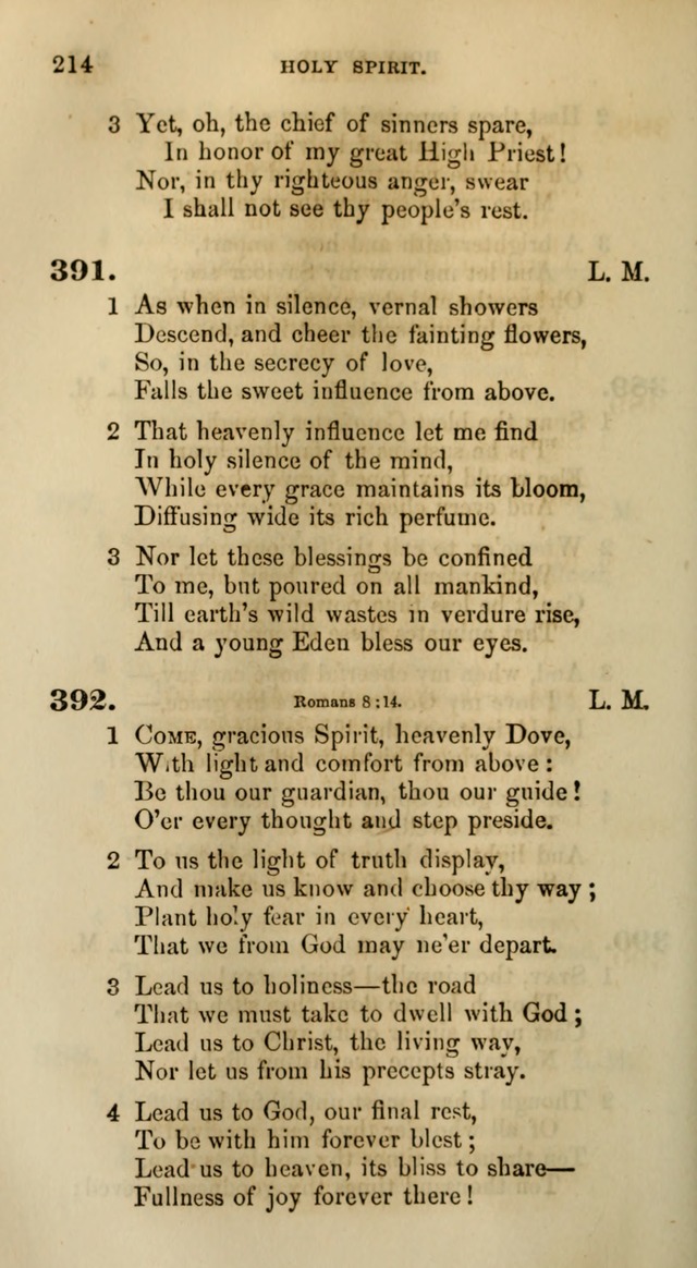 Songs for the Sanctuary; or, Psalms and Hymns for Christian Worship (Words only) page 214