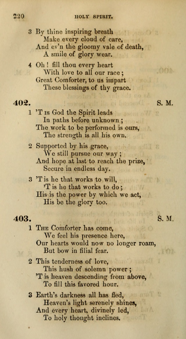 Songs for the Sanctuary; or, Psalms and Hymns for Christian Worship (Words only) page 220