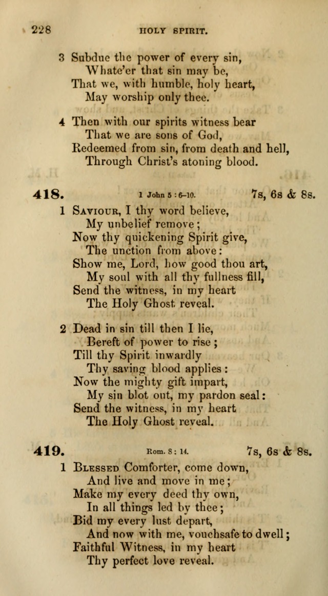 Songs for the Sanctuary; or, Psalms and Hymns for Christian Worship (Words only) page 228