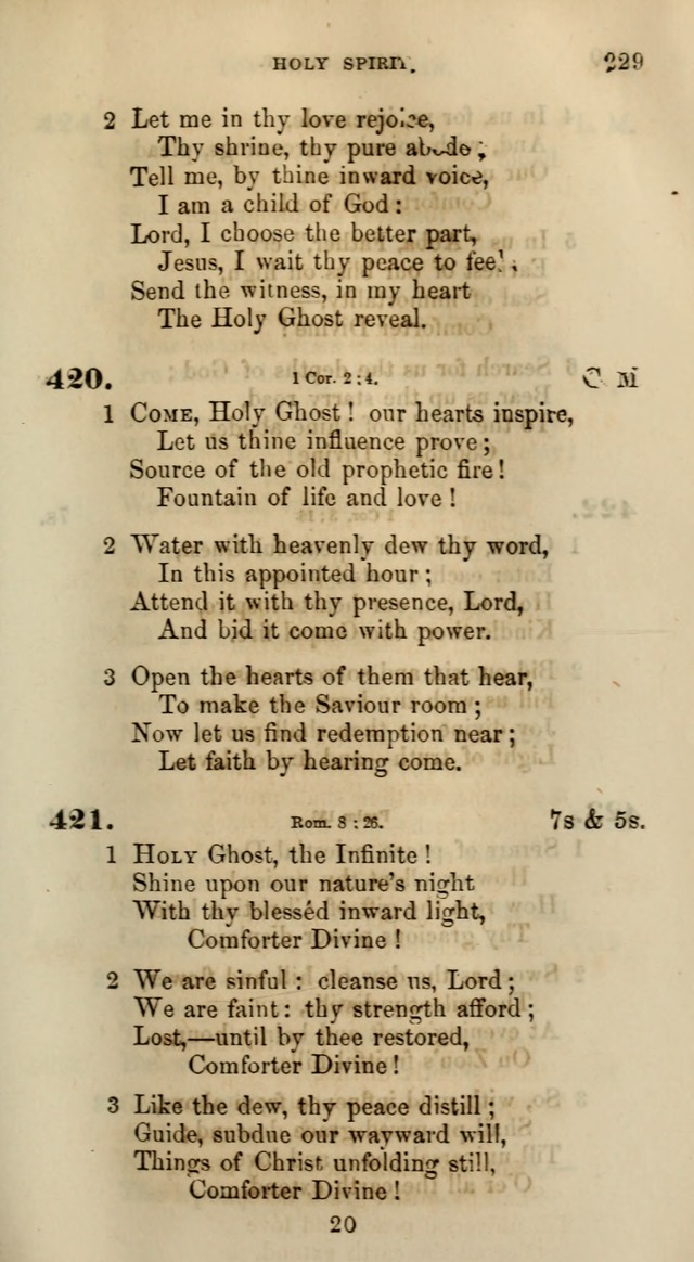 Songs for the Sanctuary; or, Psalms and Hymns for Christian Worship (Words only) page 229