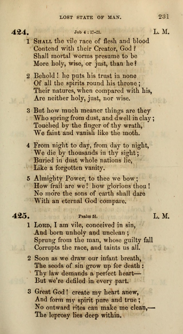 Songs for the Sanctuary; or, Psalms and Hymns for Christian Worship (Words only) page 231