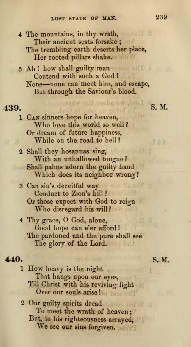 Songs for the Sanctuary; or, Psalms and Hymns for Christian Worship (Words only) page 239