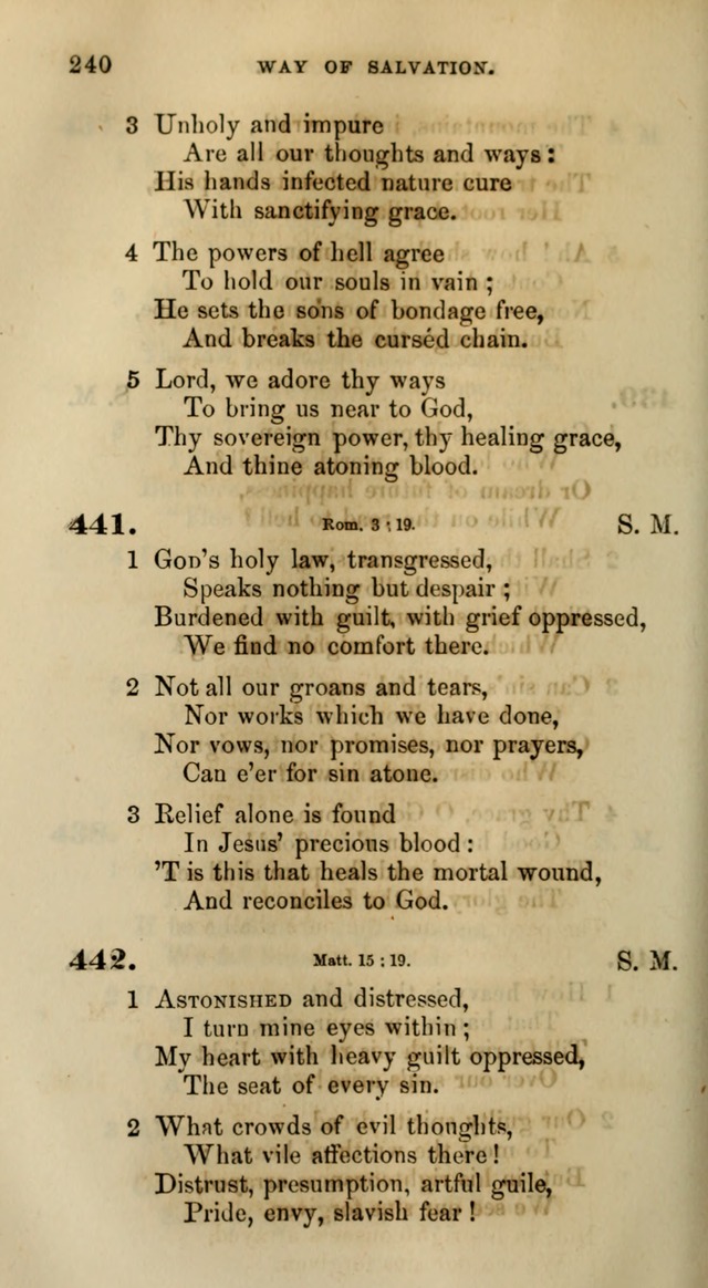 Songs for the Sanctuary; or, Psalms and Hymns for Christian Worship (Words only) page 240