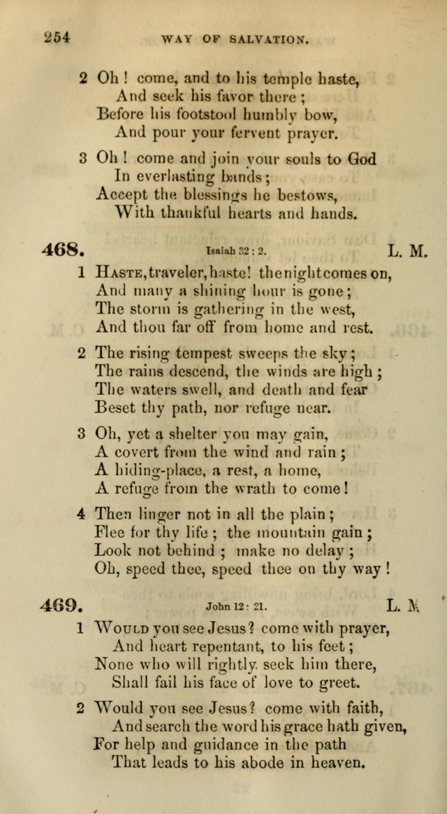 Songs for the Sanctuary; or, Psalms and Hymns for Christian Worship (Words only) page 254