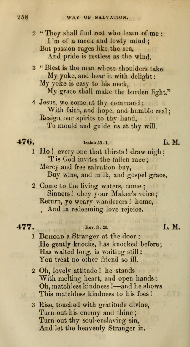 Songs for the Sanctuary; or, Psalms and Hymns for Christian Worship (Words only) page 258