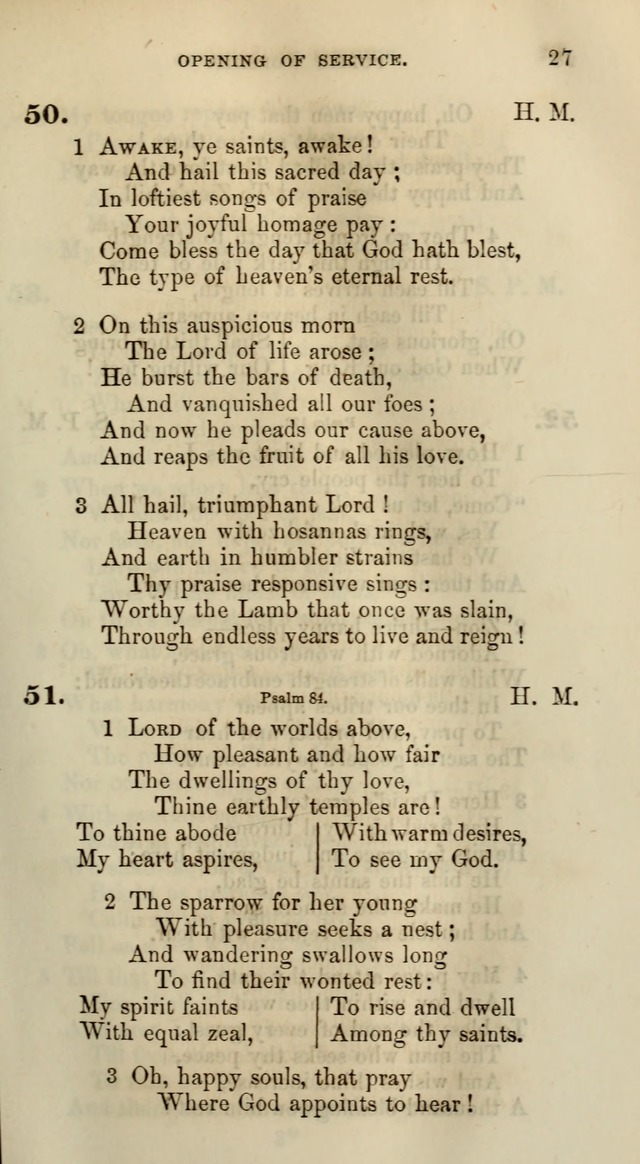 Songs for the Sanctuary; or, Psalms and Hymns for Christian Worship (Words only) page 27