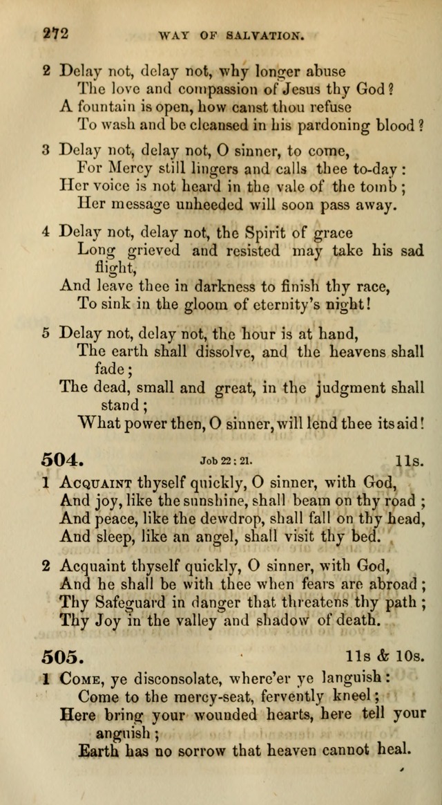 Songs for the Sanctuary; or, Psalms and Hymns for Christian Worship (Words only) page 272