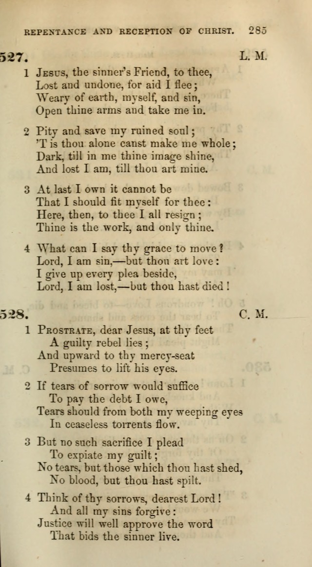 Songs for the Sanctuary; or, Psalms and Hymns for Christian Worship (Words only) page 285