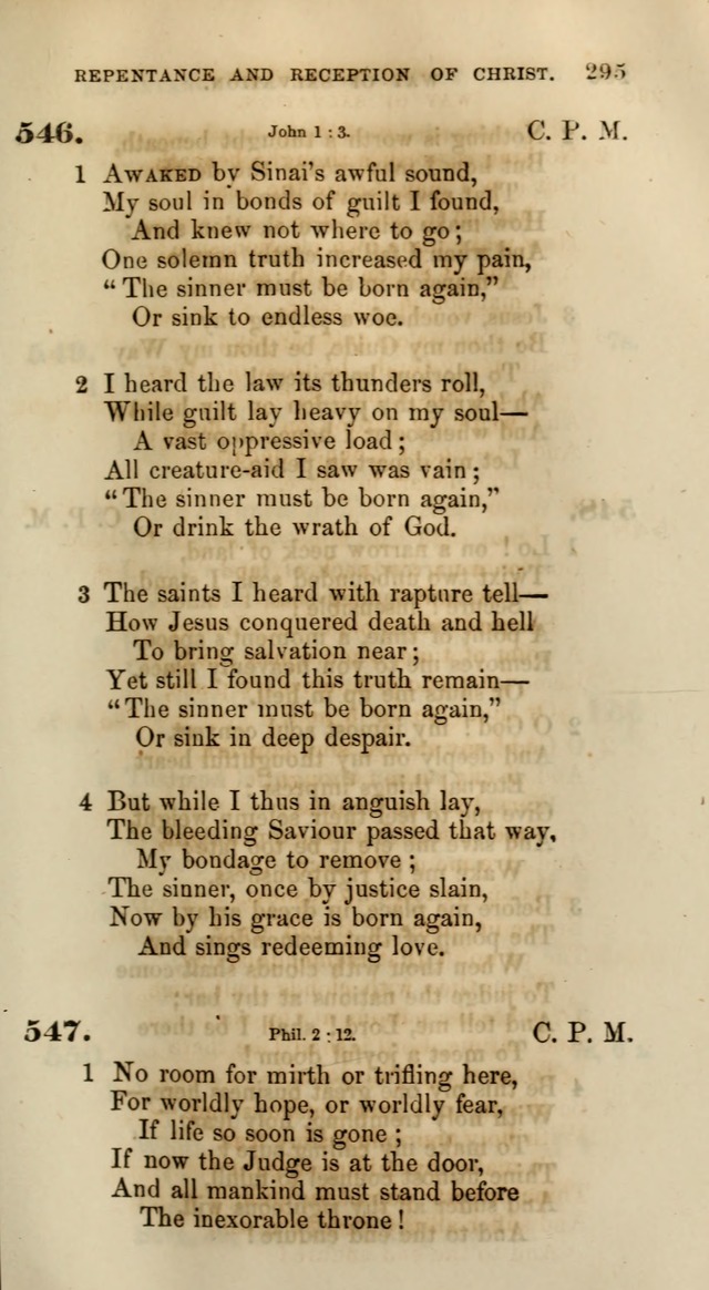 Songs for the Sanctuary; or, Psalms and Hymns for Christian Worship (Words only) page 295