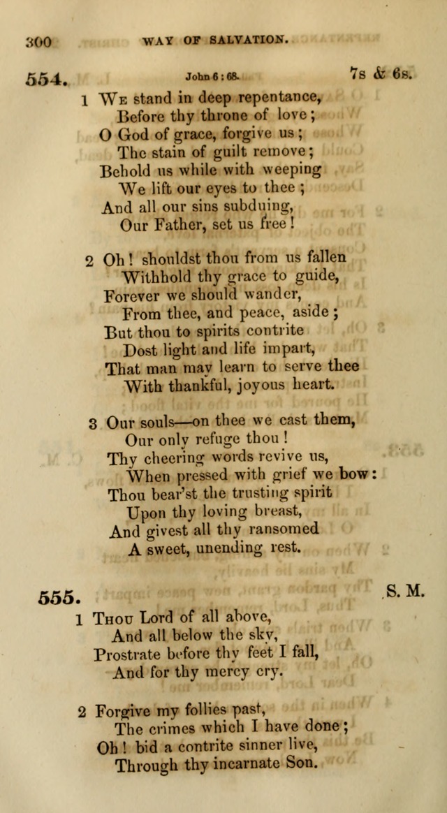 Songs for the Sanctuary; or, Psalms and Hymns for Christian Worship (Words only) page 300