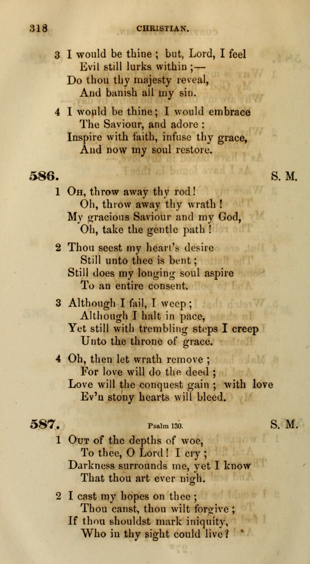 Songs for the Sanctuary; or, Psalms and Hymns for Christian Worship (Words only) page 318