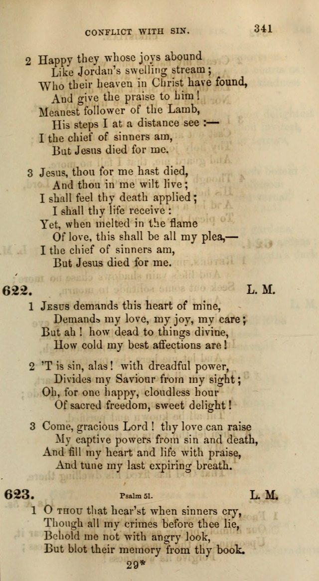 Songs for the Sanctuary; or, Psalms and Hymns for Christian Worship (Words only) page 341