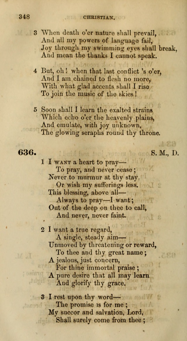 Songs for the Sanctuary; or, Psalms and Hymns for Christian Worship (Words only) page 348