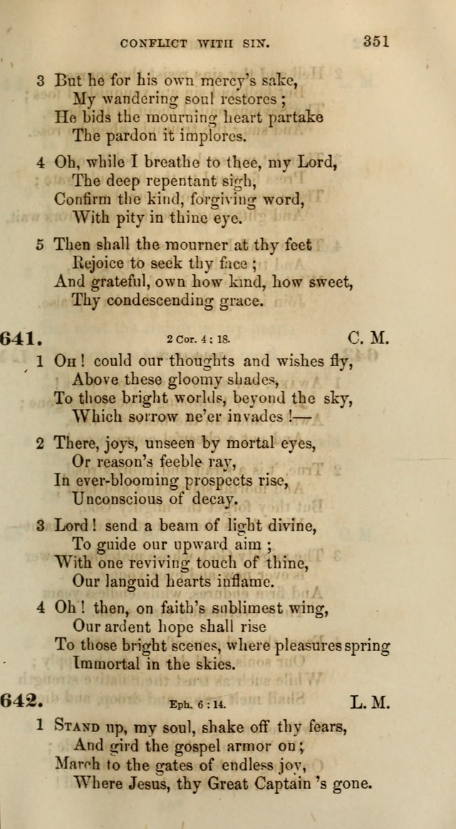 Songs for the Sanctuary; or, Psalms and Hymns for Christian Worship (Words only) page 351