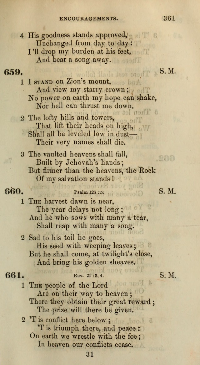 Songs for the Sanctuary; or, Psalms and Hymns for Christian Worship (Words only) page 361