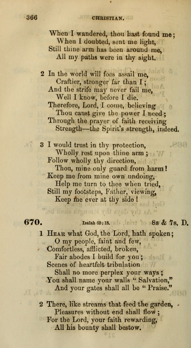 Songs for the Sanctuary; or, Psalms and Hymns for Christian Worship (Words only) page 366