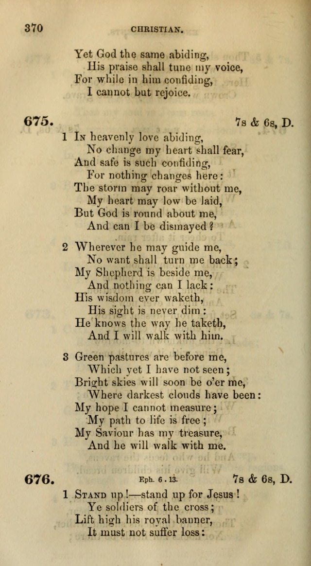 Songs for the Sanctuary; or, Psalms and Hymns for Christian Worship (Words only) page 370