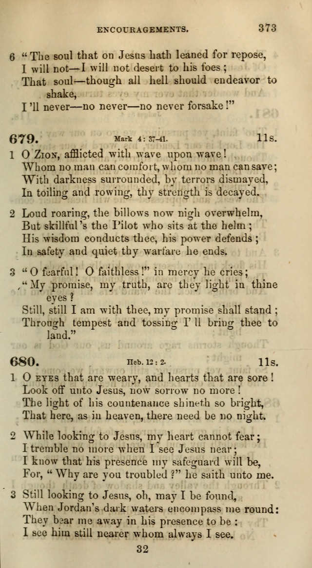 Songs for the Sanctuary; or, Psalms and Hymns for Christian Worship (Words only) page 373