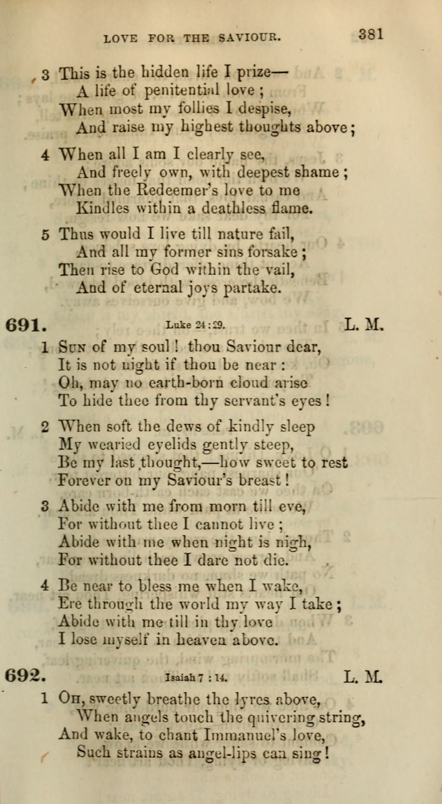 Songs for the Sanctuary; or, Psalms and Hymns for Christian Worship (Words only) page 381