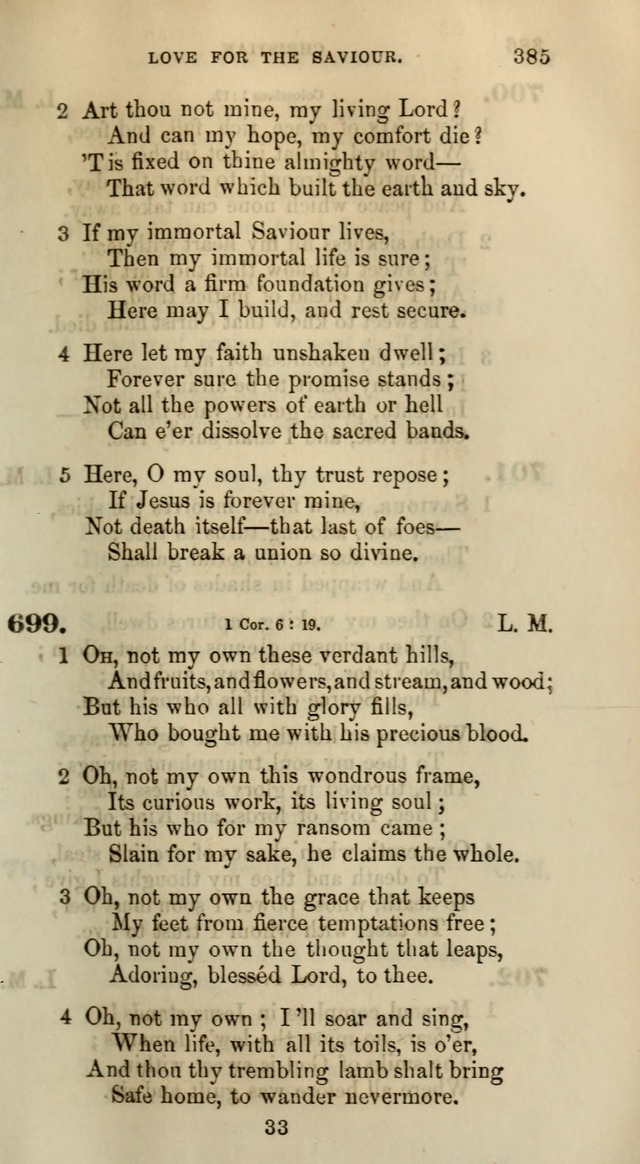 Songs for the Sanctuary; or, Psalms and Hymns for Christian Worship (Words only) page 385