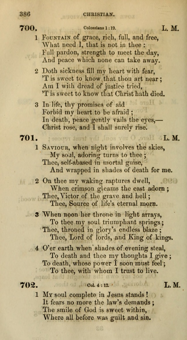 Songs for the Sanctuary; or, Psalms and Hymns for Christian Worship (Words only) page 386