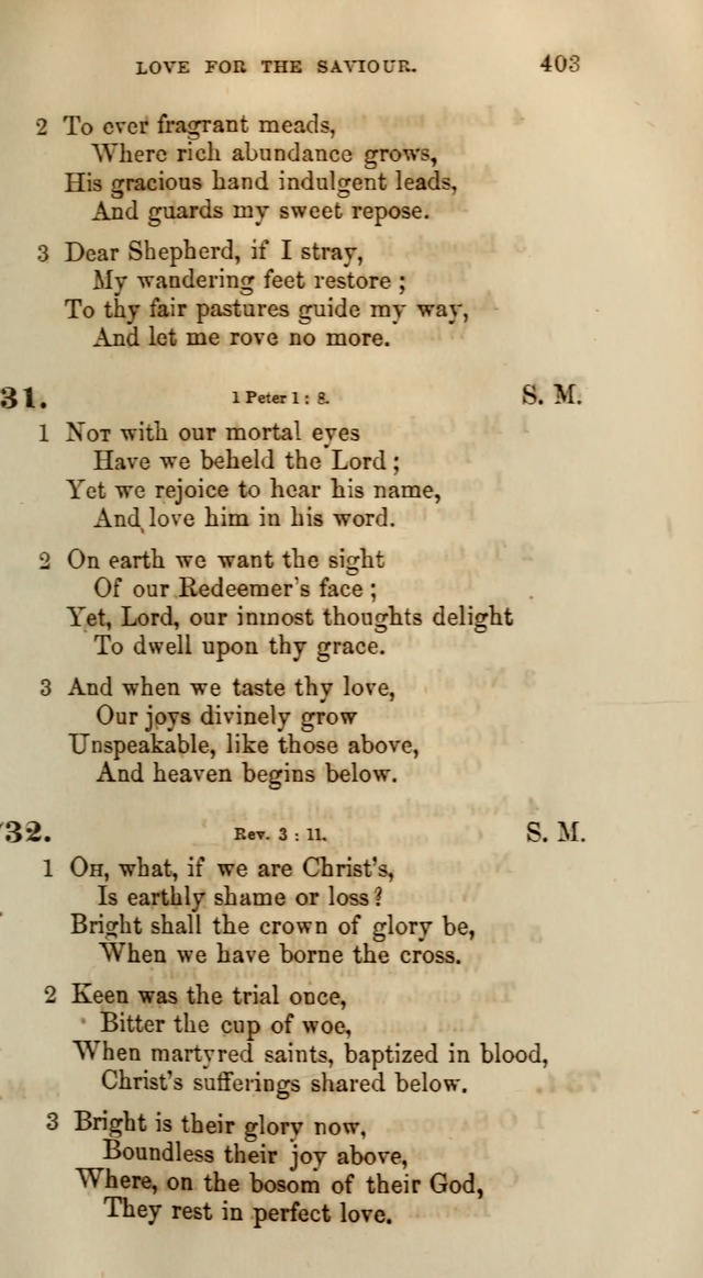 Songs for the Sanctuary; or, Psalms and Hymns for Christian Worship (Words only) page 403