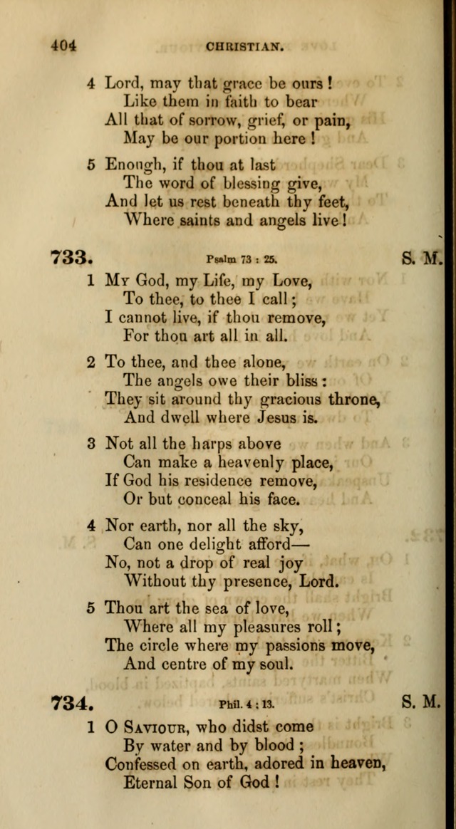 Songs for the Sanctuary; or, Psalms and Hymns for Christian Worship (Words only) page 404