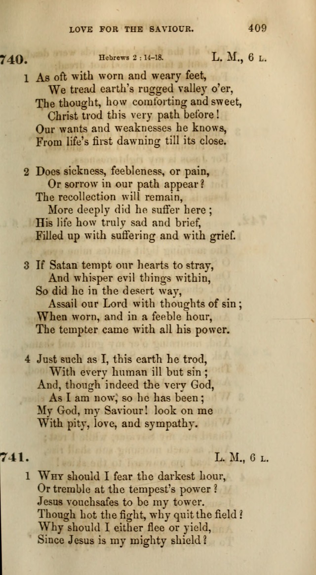 Songs for the Sanctuary; or, Psalms and Hymns for Christian Worship (Words only) page 409