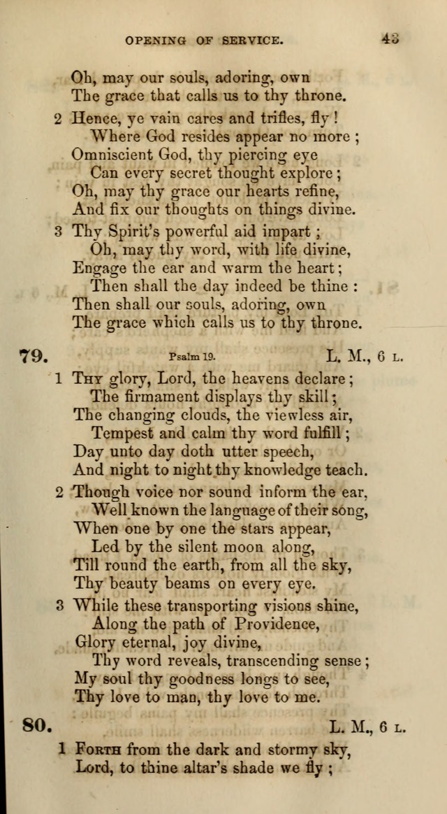 Songs for the Sanctuary; or, Psalms and Hymns for Christian Worship (Words only) page 43